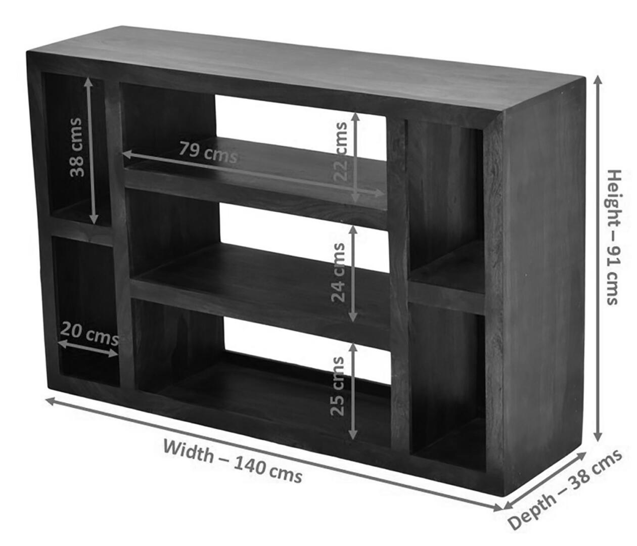 Ruth Multipurpose Bookshelf/Tower - Yellow Brown Natural Teak) - Image 6